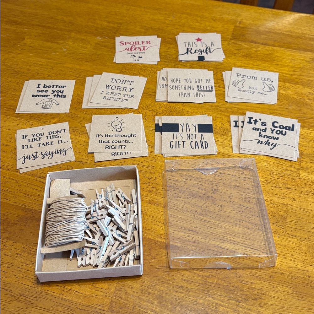 Kraft Gift Tags with String